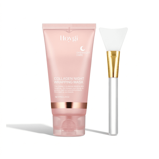 Hoygi Collagen Overnight Wrapping Peel-Off Face Mask - Korean Skincare, All Skin Types