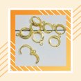 thumbnail image 2 of ZheElen Copper Earring Finding Clasp Pendant Dangling Earrings Components Hook Jewelry Handmade Accessory for Professional White Gold Silver, 2 of 6