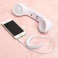 thumbnail image 3 of 3.5mm Universal Phone Telephone Radiation-proof Receivers Cellphone Handset Classic Headphone MIC Microphone Color:Yellow, 3 of 8
