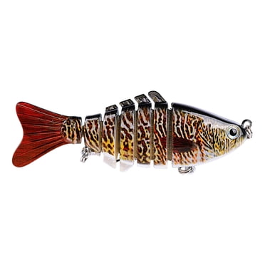 XZNGL Micro-Jointed Swimbait, 10Cm Road Sub Bait Plastic Hard Bait, 15.5G Multi Knot Fish Simulation Bait Pseudo Bait