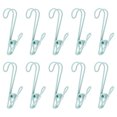 thumbnail image 1 of MasteelfCA 10 Pcs Pince Simple Colorée Enduite de Plastique avec Crochet Épingle à Vêtements Multifonction m, 1 of 8