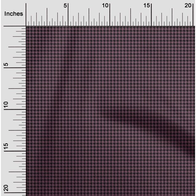 oneOone Polyester Lycra Fabric Houndstooth Geometric Decor Fabric Printed BTY 56 Inch Wide