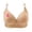 Beige#bras for women plus, variant on FAVIPT Women's Plus Size Bra Breathable Push Up Daily Bras Adjustable Wireless Floral Print Bra Comfort Senior Underwear Beige,S