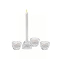 thumbnail image 1 of Mainstays Diamant 2in1 verre maison bougeoir 4pack, 1 of 5
