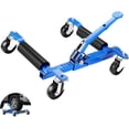 thumbnail image 1 of Car Wheel Dolly with Tire Jack 1500 lbs Capacity Portable Trailer Dolly with Pedal Jack 12in Wheel Support Vehicle Positioning Dolly for Auto Repair and Moving Set of 1 Blue, 1 of 7