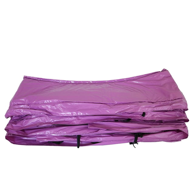 SKYWALKER TRAMPOLINES 14 Pi Rond, Violet, Coussin de Ressort de Trampoline Extérieur de Rechange Plié, Fabriqué en PVC Épais Résistant aux UV avec Sangles de Fixation Noires, Servant de Housse de Ressort de Sécurité pour Cadre Rond TRAMPOLINES, Convient pour Protéger les Enfants Lors de l'Escalade et du Retrait.