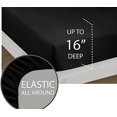 thumbnail image 4 of Swift Home Luxury Bedding Collection, Ultra-Soft Brushed Microfiber 4-Piece Bed Sheet Sets, Extremely Durable - Easy Fit - Wrinkle Resistant - (Includes 2 Bonus Pillowcases), Twin, Black, 4 of 4