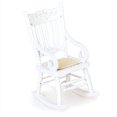 thumbnail image 2 of Baohd Mini Rocking Chair 1/12 Scale Miniature Chairs Small Objects Model White 1Set, 2 of 6