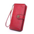 thumbnail image 1 of RFID Blocking Leather Wristlet Wallet for Women - Multi Card Holder with Zipper Pocket for Phone and Cash, 1 of 1