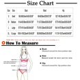 thumbnail image 3 of Jamicy Womens Bikini Swimsuits Gift for Women Swimsuit Bikini Set Triangle Tropical Print Shell Stitched Bathing Suit, 3 of 9
