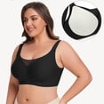 thumbnail image 4 of Non Wired Bra Women‘s Padded Full Cup Bra Without Underwire With Padding Seamless Bustier Bralette Breathable Soft, 4 of 5