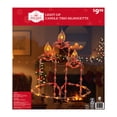 thumbnail image 4 of Holiday Time Candles Silhouette, Multicolor, 4 of 4