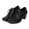 thumbnail image 1 of TIEVOSA Chaussures pour Femmes Rétro à Bout Plat à Talon Moyen, 1 of 6