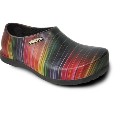 vangelo Professional Slip Resistant Clog Women and Men Work Shoe Nurse Shoe Chef Shoe CARLISLE MULTI COLOR-2