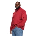 thumbnail image 4 of George Big Men's Quarter Zip Sweatshirt, 4 of 6