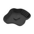 thumbnail image 4 of S SERENABLE Reptile Bathing Pool Decoration Reptile Feeding Dish for Hamster Gecko Snake Black L, 4 of 9