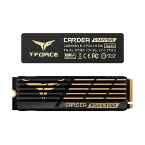 Team Group T-FORCE CARDEA A440 M.2 2280 2TB PCIe Gen 4.0 x4 NVMe 1.4, PS5 Compatible, Internal Solid State Drive (SSD) TM8FPZ002T0C327