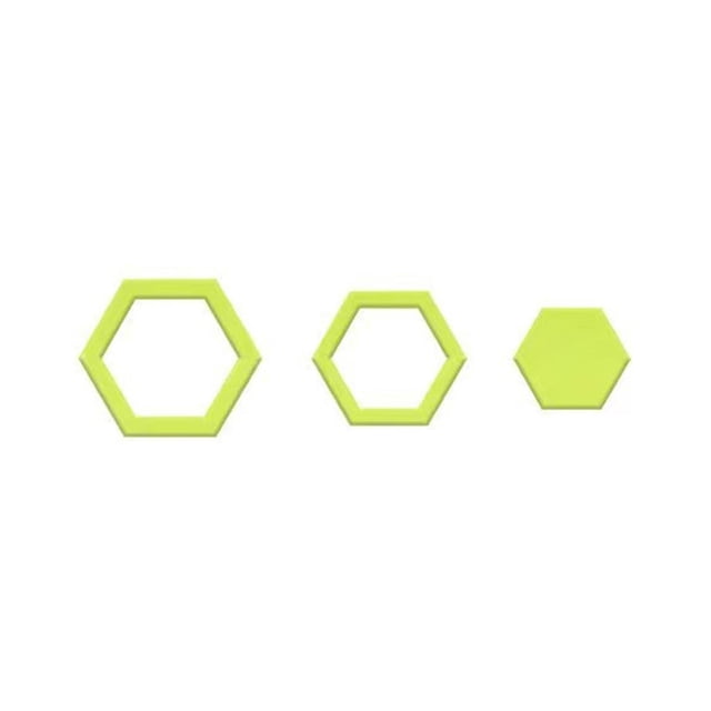 Pompotops Gorgeous Hexagons Quilt Sewing Template Clearance
