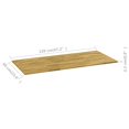 thumbnail image 4 of vidaXL Table Top Solid Oak Wood Rectangular 23 mm 120x60 cm, 4 of 4