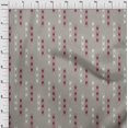thumbnail image 3 of oneOone Georgette Viscose Fabric Arrow Sign Kasuri Print Sewing Fabric BTY 42 Inch Wide, 3 of 4