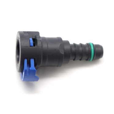 9.49mm ID8 10x8 180 Connecteur de Tuyau de Carburant Degrés SAE Femelle 2P