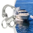 thumbnail image 2 of Bgsha Stainless Quick Release Boat Anchor Chain Eye Shackle Swivel Hook Snap Marine, 2 of 10