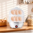thumbnail image 1 of Cagogo under $5 Egg Cooker, Mini Stainless Steel Egg Cooker, Double Layer Boiled Egg Breakfast Maker, Household Electric Appliance, Soft Hard Egg Boiler, Compact Kitchen Tool, 1 of 6