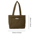 thumbnail image 3 of Women Puffer Hobo Handbag Large Capacity Lightweight Female Outdoor Shopping Bag, 3 of 9