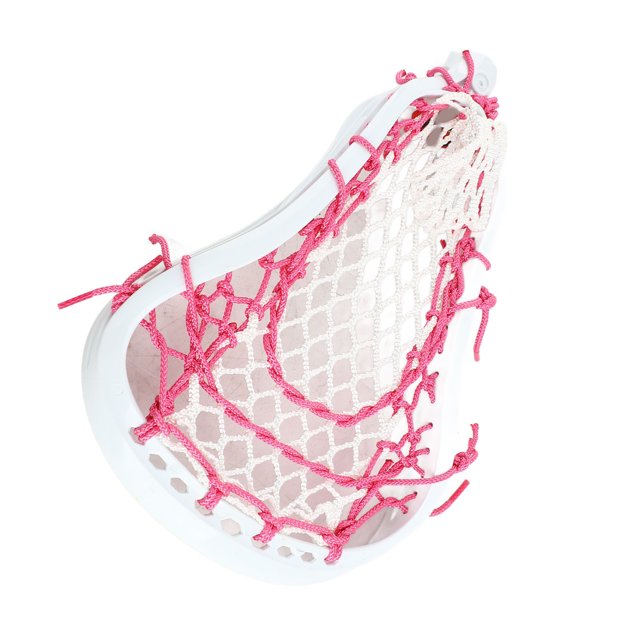 Lacrosse , Nylon Strung Lacrosse Professional Lacrosse Stick Heads Wear Proof Strung Goalie , Easy to Replace Mesh Strung Lacrosse Stick Heads for Training Competition