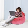 thumbnail image 2 of Fauteuil pouf en mousse compressée Marvel Spiderman pour enfants, rouge, 2 of 7