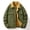 Solid Color, variant on Pisexur Mens Winter Jacket Button Long Sleeve Lapel Winter Coats for Men Casual Trendy Solid Color Fleece Jacket Plus Size Warming Jacket Outerwear with Pockets L-4XL