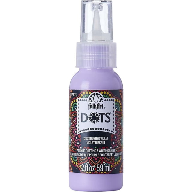 FolkArt Dots 2 fl oz Acrylic Paint, Hushed Violet