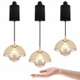 thumbnail image 1 of J-Type Track Light, 10W LED Hand-Sweep Control Spotlight Modern Look Pendant Lights Adjustable Height 3000K Stepless Dimming Island Light for Sloped Ceiling Dining Rooms, 1 of 9