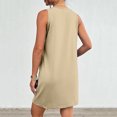 thumbnail image 4 of FAIWAD Robes d'Été pour Femmes 2024 Décontractées Sans Manches Robe Débardeur d'Été avec Poches Robe Mini Bohème de Plage, 4 of 7