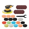 thumbnail image 2 of 6 Inch 150MM Power Buffer Polisher, Non Vacuum Pneumatic Air Sander Polishing Machine For Car Paint Care And Rust Removal ,Easy to Use, 2 of 7