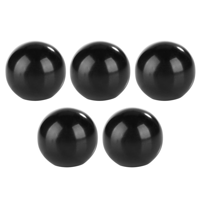 5Pcs Black Lever Ball Knob, Ball Lever Knobs, With M8 Female Thread Copper Nut M8x32 For Long Term Use Applicable All Machine Tools