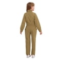 thumbnail image 2 of Ocealan Combinaison de Vol à Fermeture Éclair pour Filles Enfants Combinaison Décontractée Khaki 8, 2 of 6