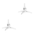 thumbnail image 3 of stanreset 1/2/3/5 Folding Flute Wind Instrument Tripod Clarinet Stand Plastic Bracket Lighweight Professional Musical Rack Parts Transparent 2PCS, 3 of 6