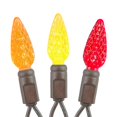 thumbnail image 3 of Novelty Lights 24 Feet 70 LED Yellow, Red & Orange Outdoor Autumn String, 3 of 5