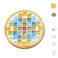 thumbnail image 2 of RKSTN Kitchen Utensils Set Kitchen Essentials Crafts Mosaicss Tile Set Wooden Cup Mats Mixed Color Mosaicss Set Crafts Pack 6ml Kitchen Decor, 2 of 5