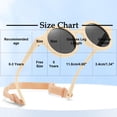 thumbnail image 3 of Kids Sunglasses Colorful UV Protection Single-Pack Suitable for Boys and Girls 0-3 Years, 3 of 5