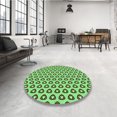 thumbnail image 4 of Ahgly Company Machine Washable Indoor Rectangle Transitional Green Area Rugs, 8' x 10', 4 of 7