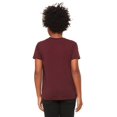thumbnail image 2 of Bella Canvas Jersey Short-Sleeve Tee 3001Y, L, Maroon, 2 of 2