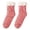 Pink, variant on Cozy Spa Slipper Socks for Home and Sleep Thermal Knee High Stockings Wiber Winter Hosiery for Relaxing Indoors Comfort Foot Warmth
