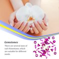 thumbnail image 3 of stanreset 50 Pieces Glass Crystal Set Gem Glitter Personalized 3D Tips Decoration Art Rhinestones Manicure Accessories Wedding Dress Rose Red, 3 of 6