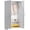 White Wood Effect, variant on HOMCOM Modern Armoire Wardrobe Closet, 2 Door Wardrobe Cabinet, Black