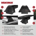 thumbnail image 4 of YAKIMA Tours SkyLine Porte-Toit pour Véhicules avec Points Fixes (Ensemble de 4), 4 of 8