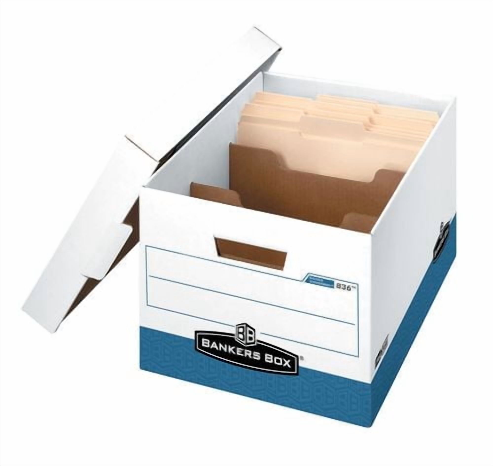 Boîtes de rangement Bankers Box R-Kive DividerBox™ - Lettre - 12pk