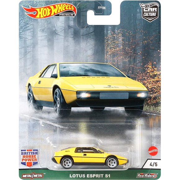 Premium Car Culture Hot Wheels de véhicule Lotus Espirit S1 à l’échelle 1/64