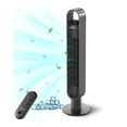 thumbnail image 1 of 40" Tower Fan with Remote & 12H Timers, 75° Oscillating Quiet Cooling Fans with 3 Speeds, 3 Modes, Touch Control Standing Fan, Black, 1 of 10